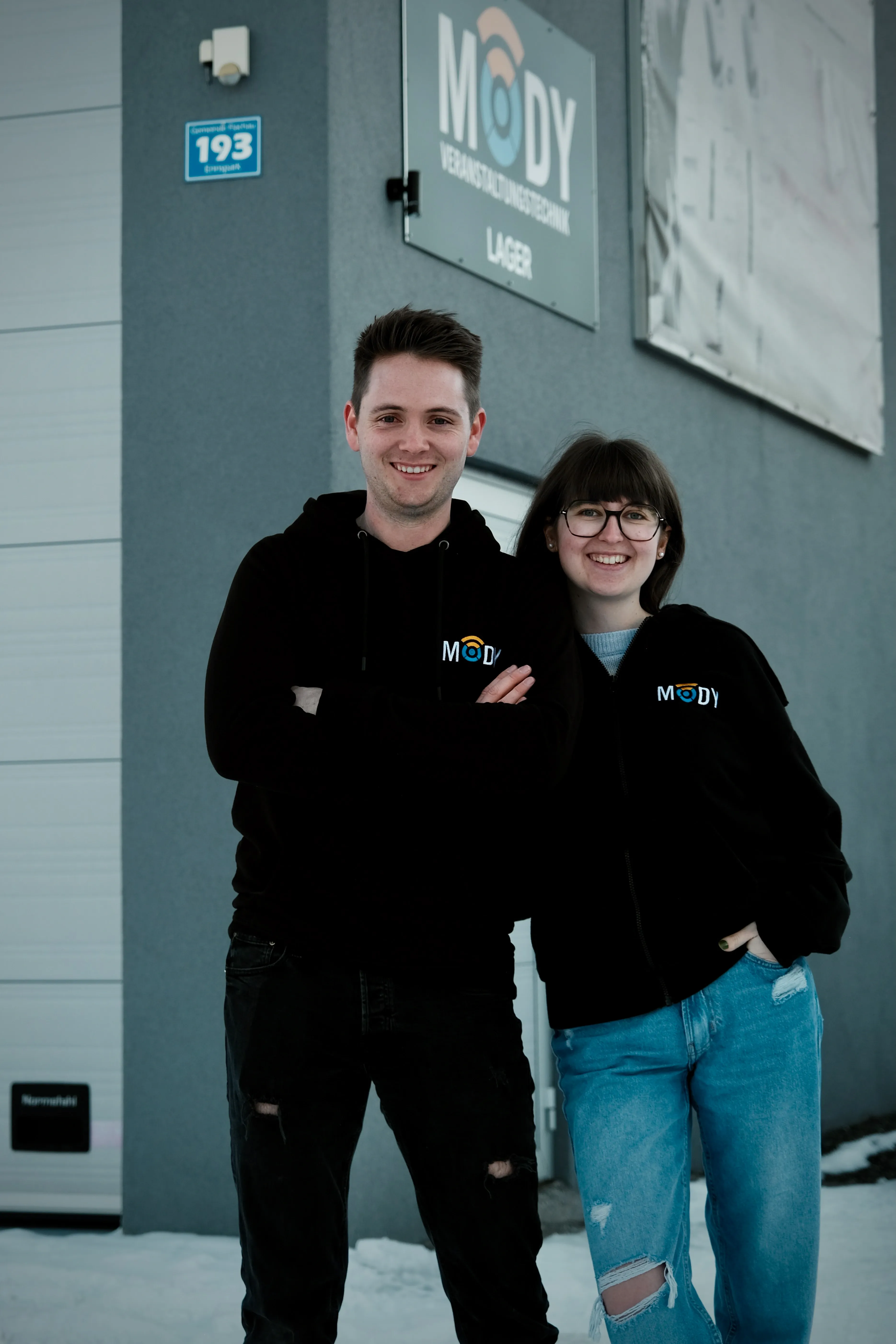 Foto vom Mody Team. Stefan und Franziska.