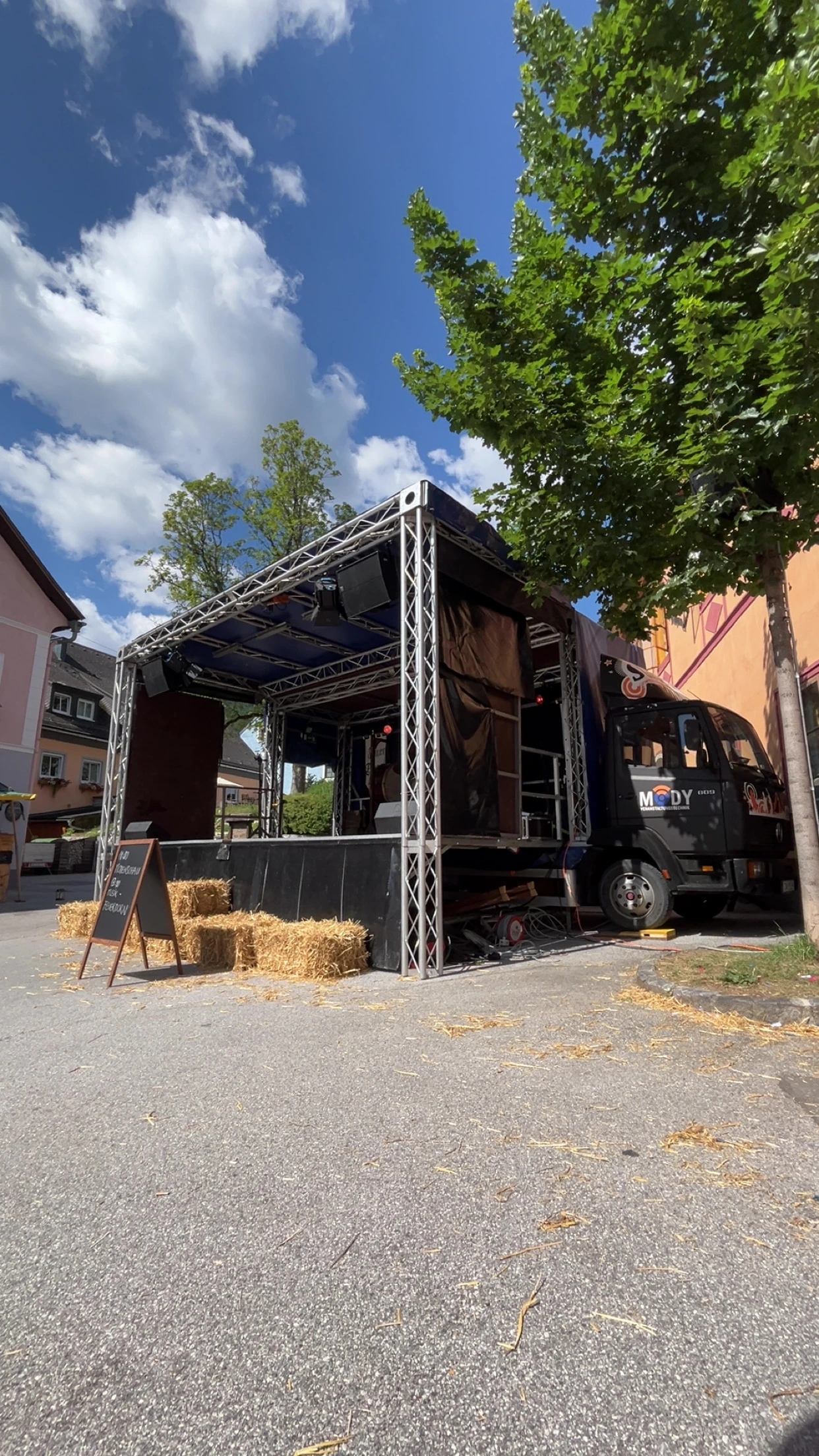 StageTruck von MODY beim Mittelalterfest in Mauterndorf