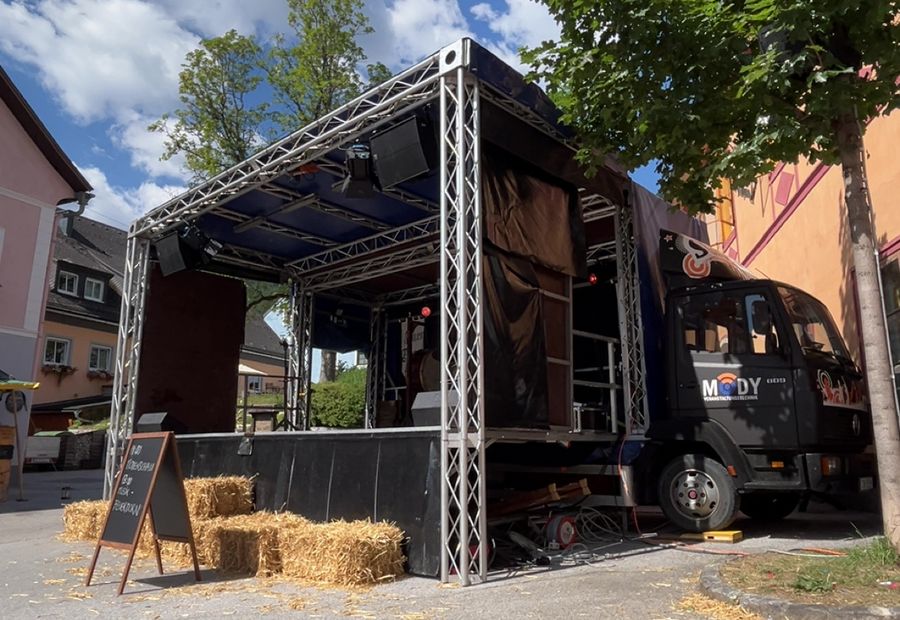 StageTruck von MODY beim Mittelalterfest in Mauterndorf